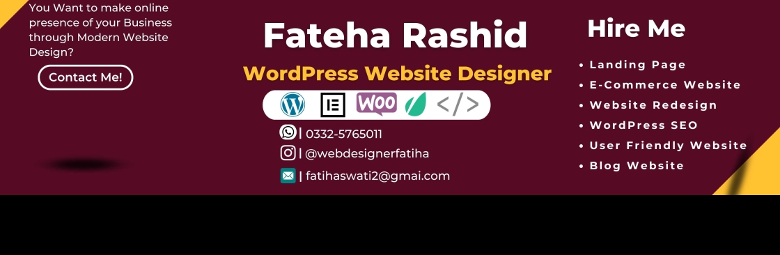Fateha Rashid ✨ WordPress Website Designer Exp
